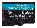 KINGSTON 256GB microSDXC Canvas Go Plus 170R A2 U3 V30 Single Pack w/o ADP