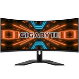 LCD Monitor|GIGABYTE|G34WQC A-EK|34"|Gaming/Curved/21 : 9|Panel VA|3440x1440|21:9|144Hz|Matte|1 ms|Speakers|Height adjustable|Tilt|G34WQCA-EK