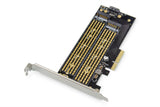 Digitus M.2 NGFF / NMVe SSD PCI Express 3.0 (x4) Add-On Card DS-33172