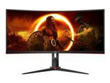 AOC CU34G2X/BK 34inch 1500mm Curved 3440x1440 WLED HDMI/DP/USB 3.0