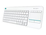 LOGITECH K400 Plus Wireless Touch Keyboard white - INTNL (US)
