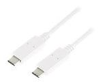 LOGILINK CU0131 LOGILINK - USB-C 3.1 Gen2 connection cable, 1m, white
