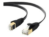 EDIMAX CAT7 U-FTP AWG32 Bare copper Flat Patch cord 10m Black