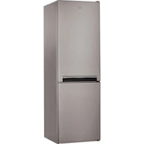 INDESIT Refrigerator LI9 S2E X Energy efficiency class E, Free standing, Combi, Height 201.3 cm, Fridge net capacity 261 L, Freezer net capacity 111 L, 39 dB, Stainless Steel