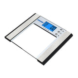 Mesko Bathroom Scale with Analyzer MS 8146 Electronic, Maximum weight (capacity) 180 kg, Accuracy 100 g, Body Mass Index (BMI) measuring, Stainless steel/Glass