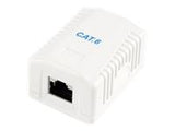GEMBIRD NCAC-1F6-01 Gembird CAT6 FTP single port surface mount box