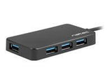 NATEC NHU-1342 Natec Hub USB 3.0 Moth 4-ports, Black
