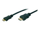 ASSMANN HDMI High Speed connection cable type C - type A M M 3.0m Ultra HD 24p gold bl