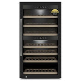 Caso Smart Wine Cooler WineExclusive 66 Energy efficiency class G, Free standing, Bottles capacity Up to 66 bottles, Cooling type Compressor technology, Black