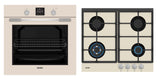 Simfer Oven & Hob H6403TGWBJ_8408EERBJ 80 L, Multifunctional, Touch/Pop-up knobs, Height 60 cm, Width 60 cm, Beige