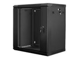 LANBERG WF01-6412-10B wall-mounted rack 19inch demounted flat pack 12U/600x450mm black