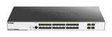D-Link Switch DGS-3000-28XS Managed L2, Rack mountable, SFP ports quantity 24, SFP+ ports quantity 4, Power supply type Redundant