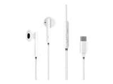 QOLTEC 50830 Qoltec In-ear headphones   microphone   USB-C   White