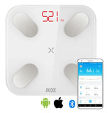 PICOOC Smart Digital scale Mini V2 Maximum weight (capacity) 150 kg, Body Mass Index (BMI) measuring, White