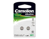 Camelion AG1/LR60/LR621/364, Alkaline Buttoncell, 2 pc(s)