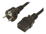 MANHATTAN 302821 Manhattan Power cable IEC320 Schuko to C19 16A 2,5m black