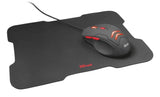 MOUSE USB OPTICAL ZIVA/GAMING +PAD 21963 TRUST