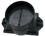 CATA Hood accessory Adaptor + Check Valve 02832004 for LEGEND/SYGMA/SELENE/GAMMA/GOYA/THALASSA/ATENEA/BIBLOS/GC DUAL, Black