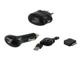 4WORLD 06506 4World charging kit for GSM 3in1 iPhone/HTC/BlackBerry AC/DC/USB