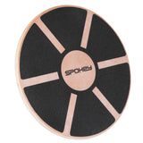 Spokey BALANCE BOARD Wooden platform, Non-slip surface, 110 kg, Black/brown