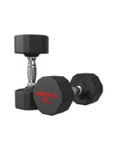 PROIRON PRKRD16K Rubber Dumbbell, 16.00 kg, 1 pcs, 16 kg, Black