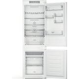 Hotpoint Refrigerator HAC18 T542  Energy efficiency class E, Built-in, Combi, Height 177 cm, No Frost system, Fridge net capacity 182 L, Freezer net capacity 68 L, 34 dB, White