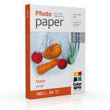 ColorWay Photo Paper 	PM220100A4  Matte, White, A4, 220 g/mÂ²
