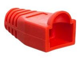 NETRACK 105-83 Netrack boot for RJ45 plug, red (100 pcs.)