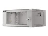 LANBERG 19inch wall-mounted rack 4U/570x450 demounted fast assembling flat pack grey