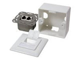 LOGILINK NP0035A LOGILINK - Socket mounted / recessed 2xRJ45 shielded CAT5e
