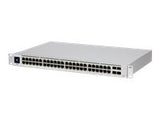 UBIQUITI USW-48-POE UniFi valdomas komutatorius, 2 kartos, 32 gigabito POE+ prievadai / 16 gigabito POE prievadų / 4 SFP 1 GB prievadai, 32 W vienam prievadui