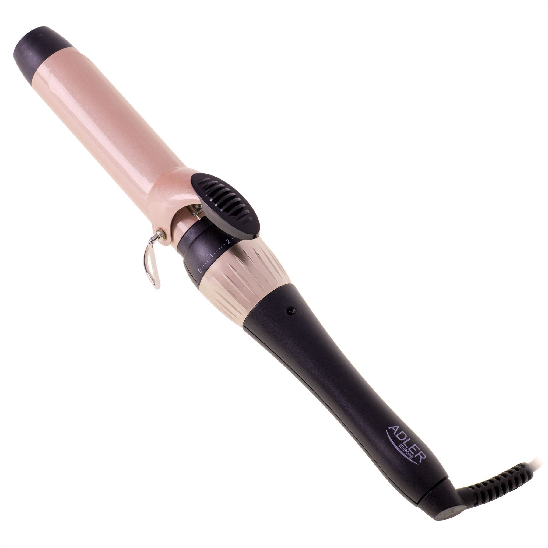 Adler Curling Iron AD 2118 Ceramic heating system, Barrel diameter 32 mm, Temperature (max) 200 °C, 56 W, Black/Pink