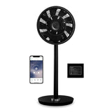 Duux Smart Fan Whisper Flex Smart Black with Battery Pack Stand Fan, Timer, Number of speeds 26, 2-22 W, Oscillation, Diameter 34 cm, Black