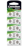 Camelion AG10/LR54/LR1131/389, Alkaline Buttoncell, 10 pc(s)