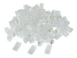 GEMBIRD LC-8P8C-002/100 Gembird LAN modular plug 8P8C for solid CAT6 LAN cable, 30U ( 100 pcs.)