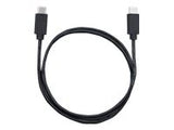 QOLTEC 52342 USB 2.0 cable type C male USB 2.0 type C male 0.5m Black