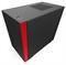 NZXT PC case H210I Mini-ITX Tower black-red