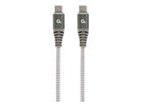 GEMBIRD CC-USB2B-CMCM60-1.5M 60W Type-C Power Delivery PD premium charging data cable 1.5m