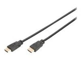 DIGITUS HDMI High Speed connection cable type A M/M 3.0m w/Ethernet Ultra HD 60p gold bl