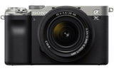 ILCE-7CL Sony Alpha A7C Full-frame Mirrorless Interchangeable Lens Camera with Sony FE 28-60mm F4-5.6 Zoom Lens, Silver