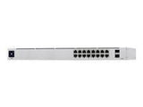 Switch|UBIQUITI|USW-16-POE|Type L2|Desktop/pedestal|Rack|16x10Base-T / 100Base-TX / 1000Base-T|2xSFP|PoE ports 16|PoE+ ports 8|18 Watts|USW-16-POE