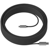 LOGITECH STRONG USB 3.1 CABLE 10m - GRAPHITE - WW