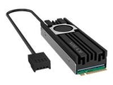 ICY BOX Heat sink with fan for M.2 SSD