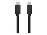 QOLTEC 52350 USB 3.1 type C male cable USB 3.1 type C male 1.4m Black