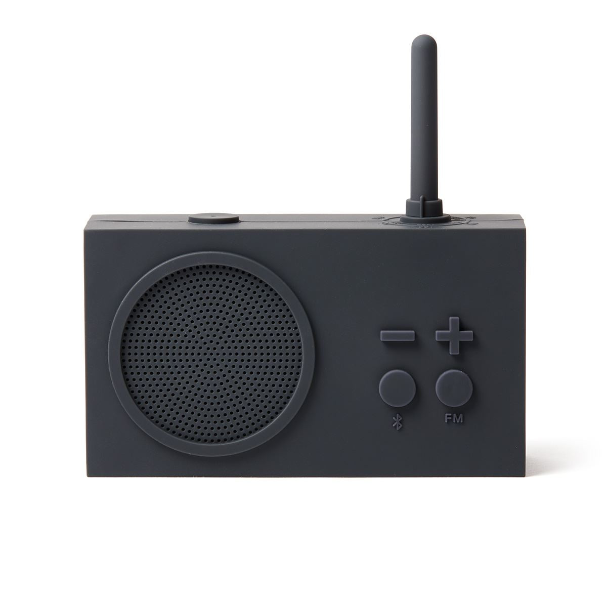 LEXON FM radio and wireless speaker TYKHO3 Portable, Wireless connection, Dark Grey, Bluetooth
