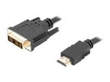LANBERG CA-HDDV-10CC-0100-BK Lanberg cable HDMI -> DVI-D(18+1) M/M Single Link, black 10m
