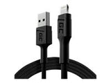 GREENCELL KABGC05 Cable Green Cell Ray USB-A - Lightning White LED 120cm with support for Apple