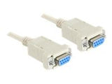 DELOCK Kabel Seriell Nullmodem 9 Pin Bu/Bu 1,8m