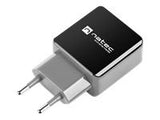 NATEC NUC-0994 Natec Extreme Media Universal USB Charger 230V->USB 5V/1,2A, 1 port, black-grey