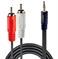 CABLE AUDIO 2XRCA/3.5MM M/M 2M/35681 LINDY